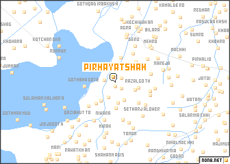 map of Pīr Hayāt Shāh
