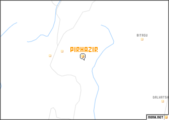 map of Pīr Hāzir