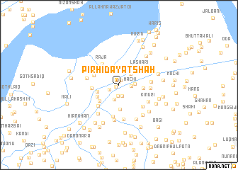 map of Pīr Hidāyat Shāh