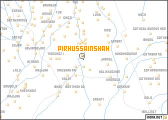 map of Pīr Hussain Shāh