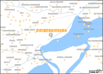 map of Pīr Ibrāhīm Shāh