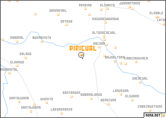 map of Piricual