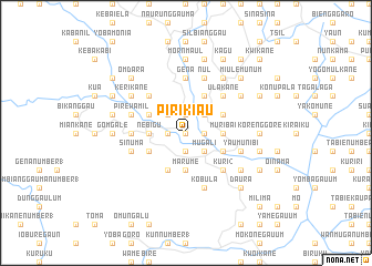 map of Pirikiau