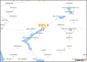 map of Pirilä