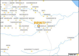 map of Pirimiti