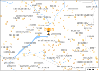map of Pīrīn