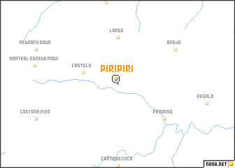 map of Piripiri