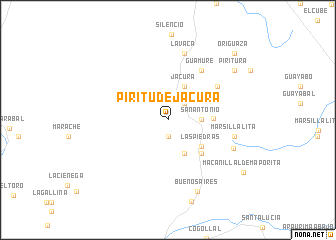 map of Píritu de Jacura