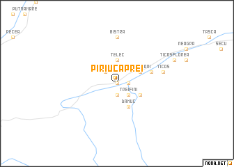 map of Pîrîu Caprei