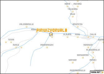 map of Pîrîu Izvoru Alb