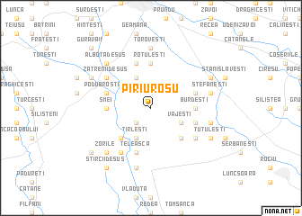 map of Pîrîu Roşu