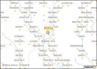 map of Pîrîu