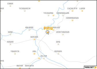 map of Pîrîu