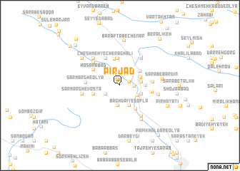 map of Pīr Jād