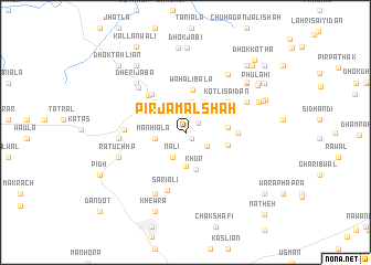 map of Pīr Jamāl Shāh