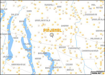 map of Pīr Jamāl