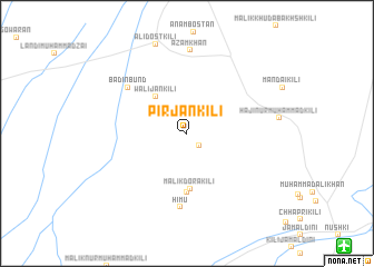 map of Pir Jān Kili