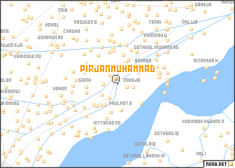 map of Pīr Jān Muhammad