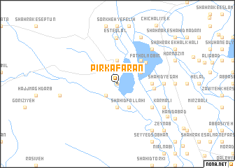 map of Pīr Kāfarān