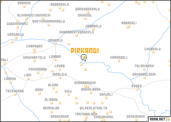 map of Pīr Kandī