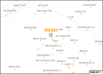 map of Pirkey