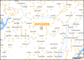 map of Pīr Khāna