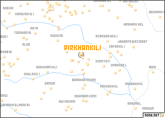 map of Pīr Khān Kili