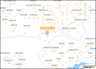 map of Pīr Khān