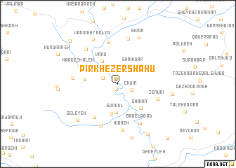 map of Pīr Khezer Shāhū