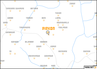 map of Pirkon