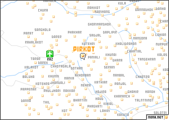 map of Pīr Kot