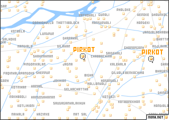 map of Pīr Kot