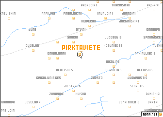 map of Pirktavietė