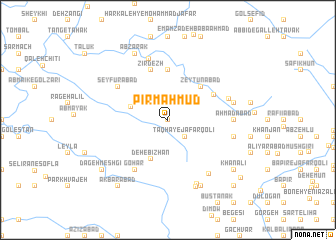 map of Pīr Maḩmūd