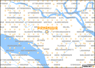 map of Pirmamudia