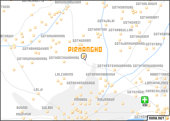 map of Pīr Mangho