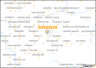 map of Pirmasens