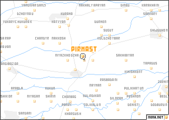 map of Pirmast