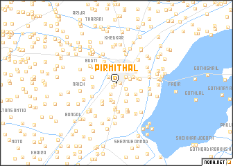 map of Pīr Mithal