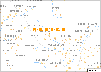 map of Pīr Moḩammad Shāh