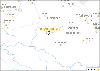 map of Pīr Mohlat