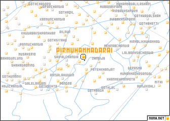 map of Pīr Muhammad Ārai