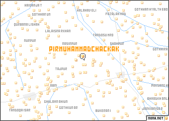 map of Pīr Muhammad Chāckak