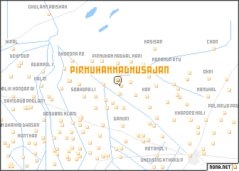 map of Pīr Muhammad Mūsa Jān