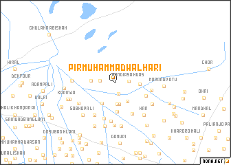 map of Pīr Muhammad Walhāri