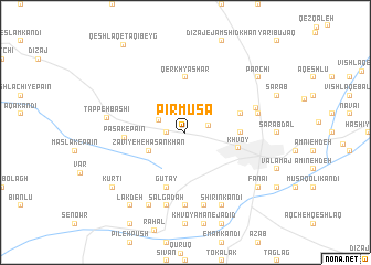 map of Pīr Mūsá