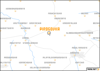 map of Pirogovka