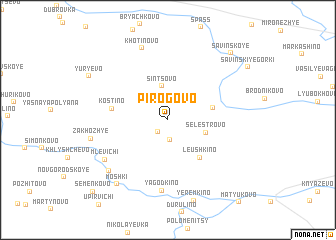 map of Pirogovo