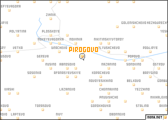 map of Pirogovo