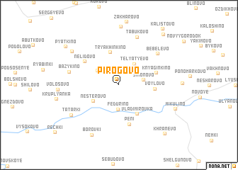 map of Pirogovo